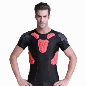 mens chest protector shirt