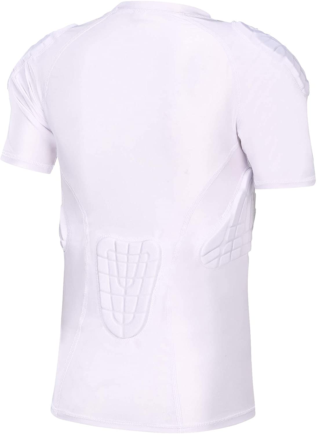 Kid's Padded Shirts Shorts 2pcs Set, Short Sleeve Compression Protective T  Shirt Padded Shorts Youth Protective Gear for Football MMA Baseball Hockey