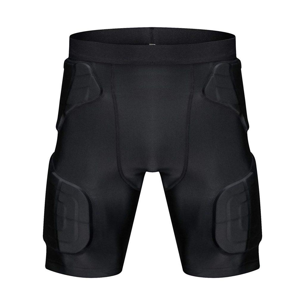 TUOY Men’s Padded Compression Shorts , Hip Protector.Hip, Tailbone ...